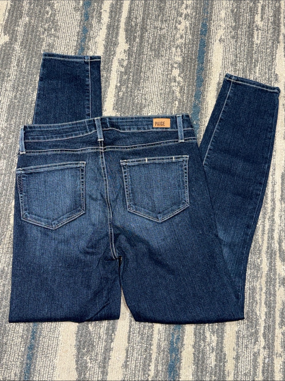 Size 28 PAIGE Hoxton Ankle Dark Indigo Skinny Jeans 👖 Like New